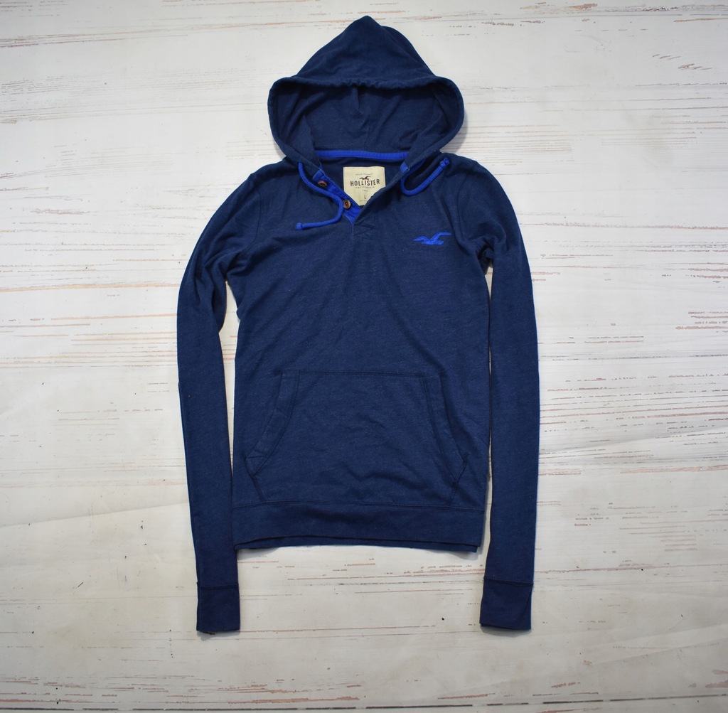 HOLLISTER lekka bluza z kapturem super stan L