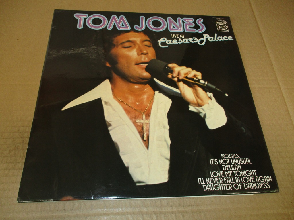 TOM JONES LIVE AT CAESAR'S PALACE LP 1971 UK VG+