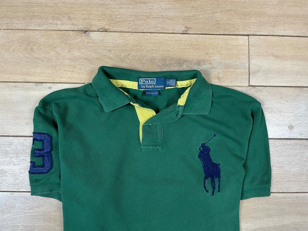 Ralph Lauren big pony polo męska custom fit logo M - 11100726525 -  oficjalne archiwum Allegro