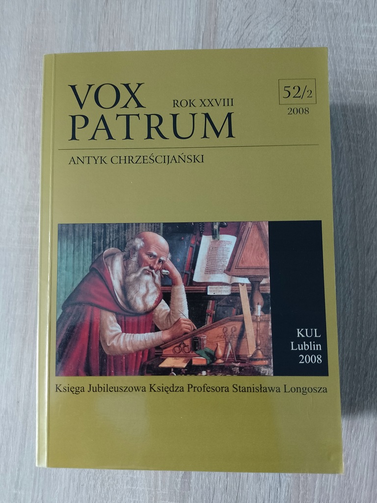 Vox patrum Rok XXVIII nr 52/2 rok XXVIII