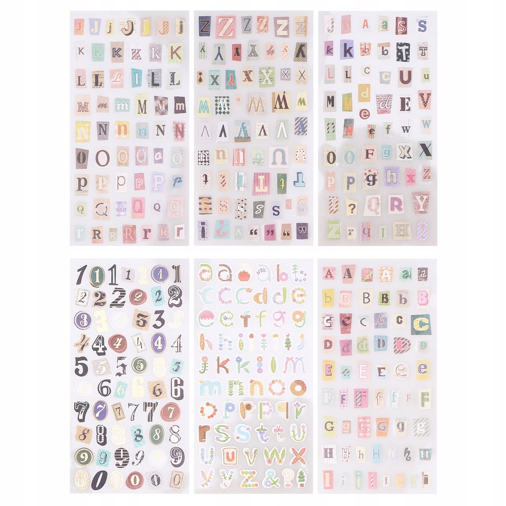 Stickers Crafts Planner 6 Pcs