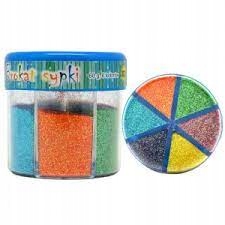 Błyszczący sypki brokat w sześciu kolorach, 6g | WMT-303