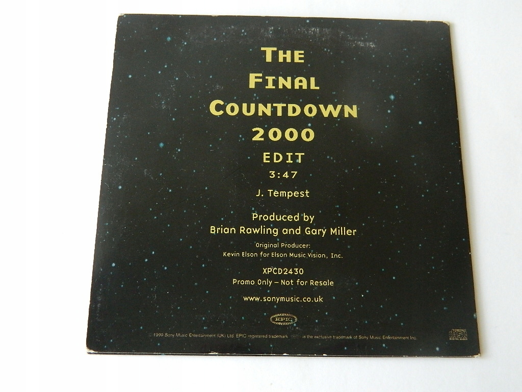 Купить Европа The Final Countdown 2000 CD-СИНГЛ: отзывы, фото, характеристики в интерне-магазине Aredi.ru