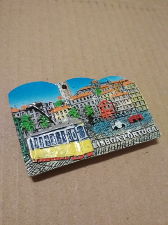 magnes z Portugalii, pamiątka na lodówkę, Lisbona