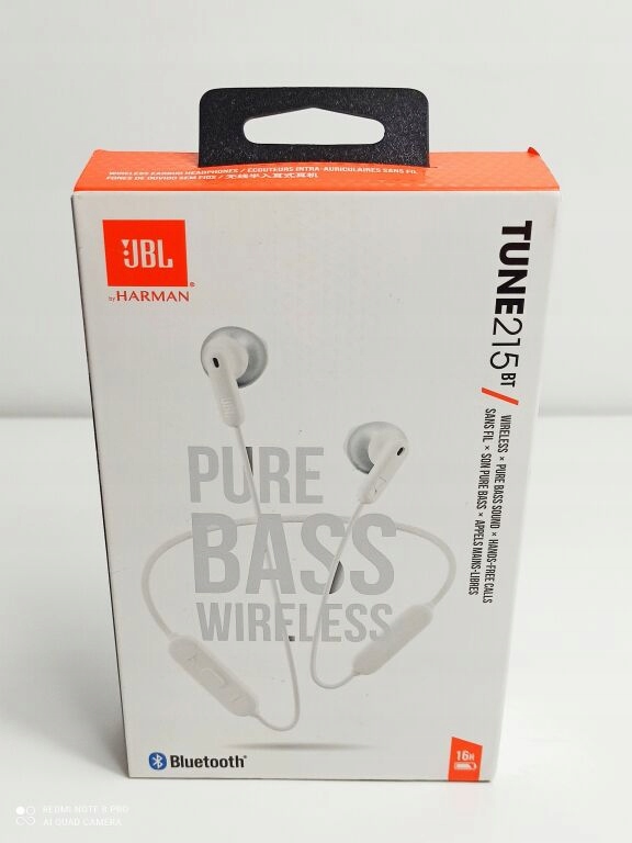 SŁUCHAWKI JBL TUNE 215 BT BIAŁE 11695554689 oficjalne archiwum Allegro
