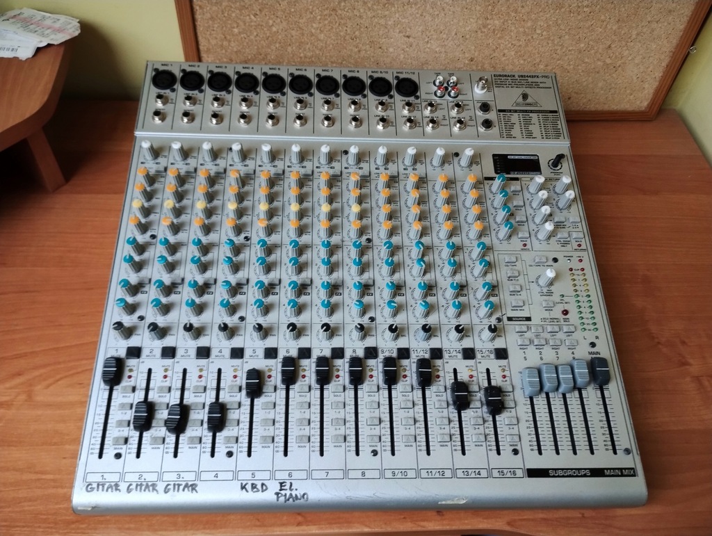 Mixer BEHRINGER EURORACK UB 2442 FXPRO 15262661508 oficjalne