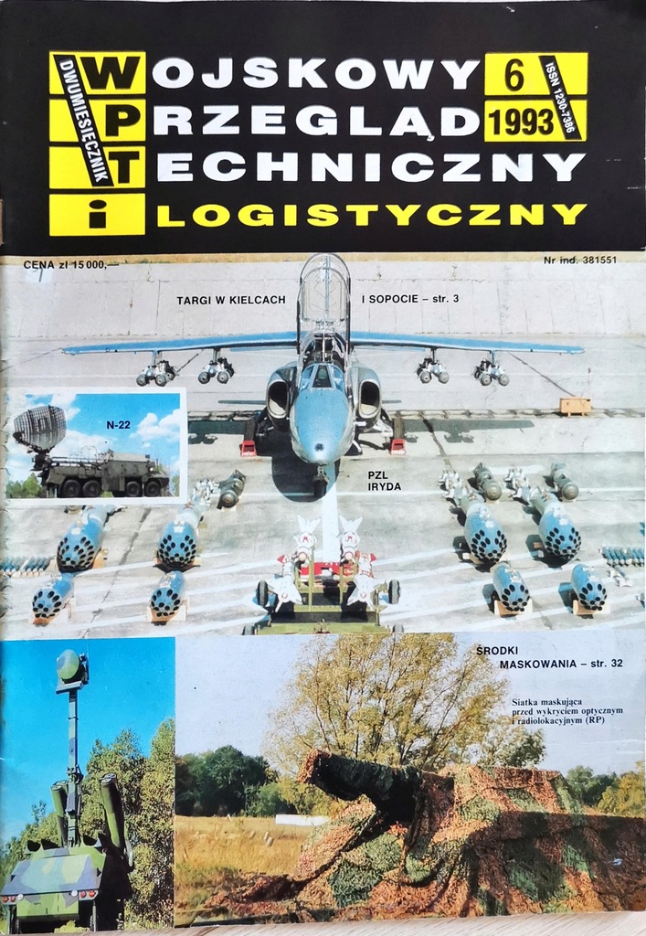 WOJSKOWY PRZEGLĄD TECHNICZNY I LOGISTYCZNY 6 1993