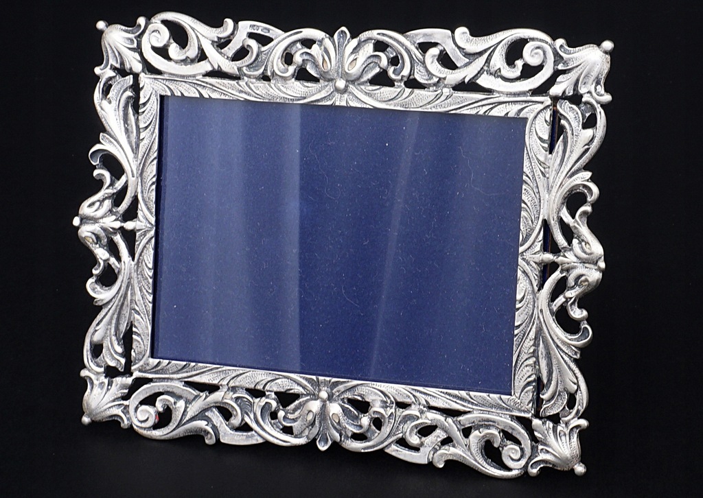SREBRNA RAMKA na zdjęcie -12,5 cm x 10 cm - 63 gr.