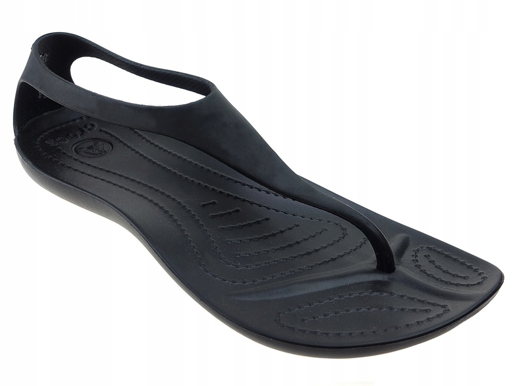 Купить Шлепанцы Crocs Sexi Flip 11354 черный черный 37/38: отзывы, фото, характеристики в интерне-магазине Aredi.ru