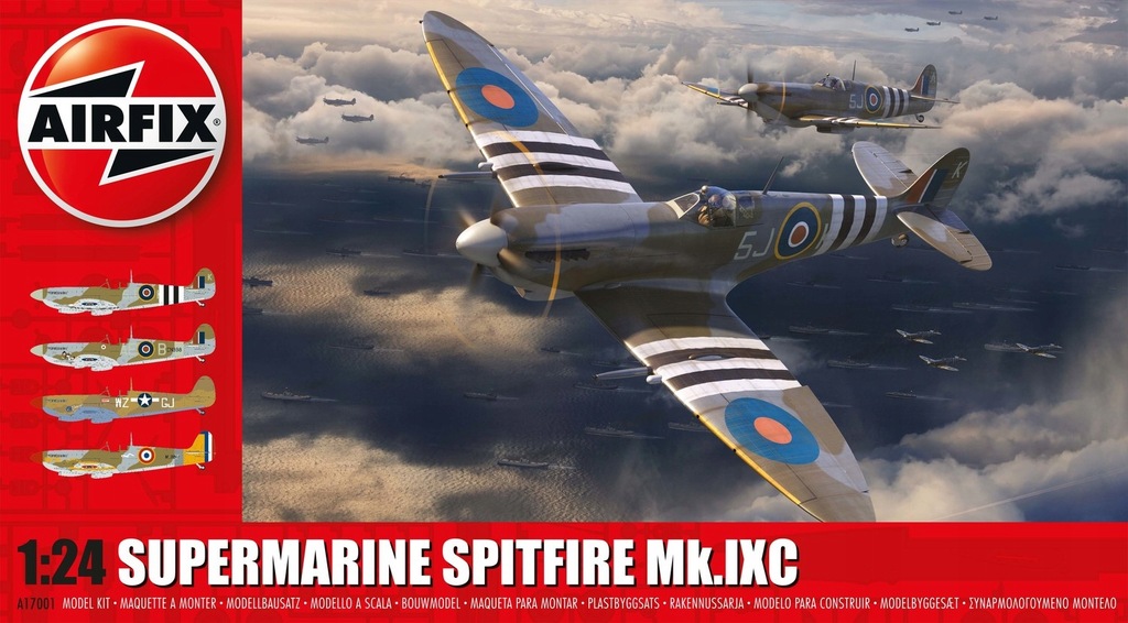 Airfix A17001 Samolot do sklejenia Spitfire Mk.IXc