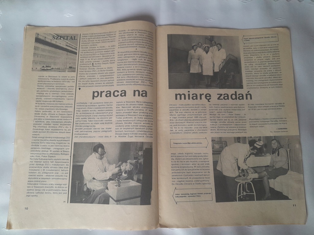 STASZÓW NOWY SZPITAL / OSIEK OŚRODEK ZDROWIA / Żyjmy Dłużej 1976