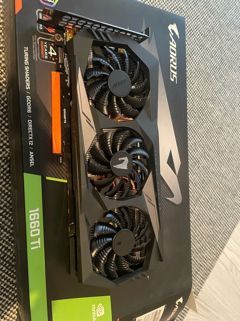 Karta graficzna Gigabyte GeForce GTX 1660 Ti Aorus - 13191380327 ...