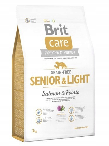 Brit Care Grain Free Senior & Light Salmo