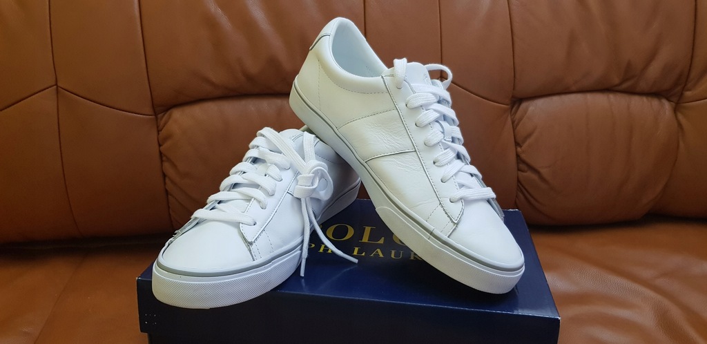 Tenisówki POLO RALPH LAUREN Sayer Białe r.44 - 8233717693 - oficjalne ...