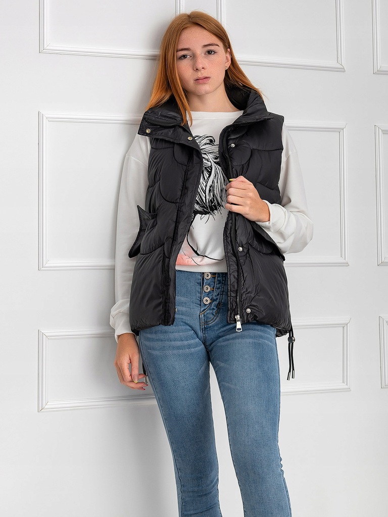 Купить ЖЕНСКИЙ СТЁГАННЫЙ ЖИЛЕТ-ПУХОВИК, ЖИЛЕТ БЕЗРУКАВОВ: отзывы, фото ...