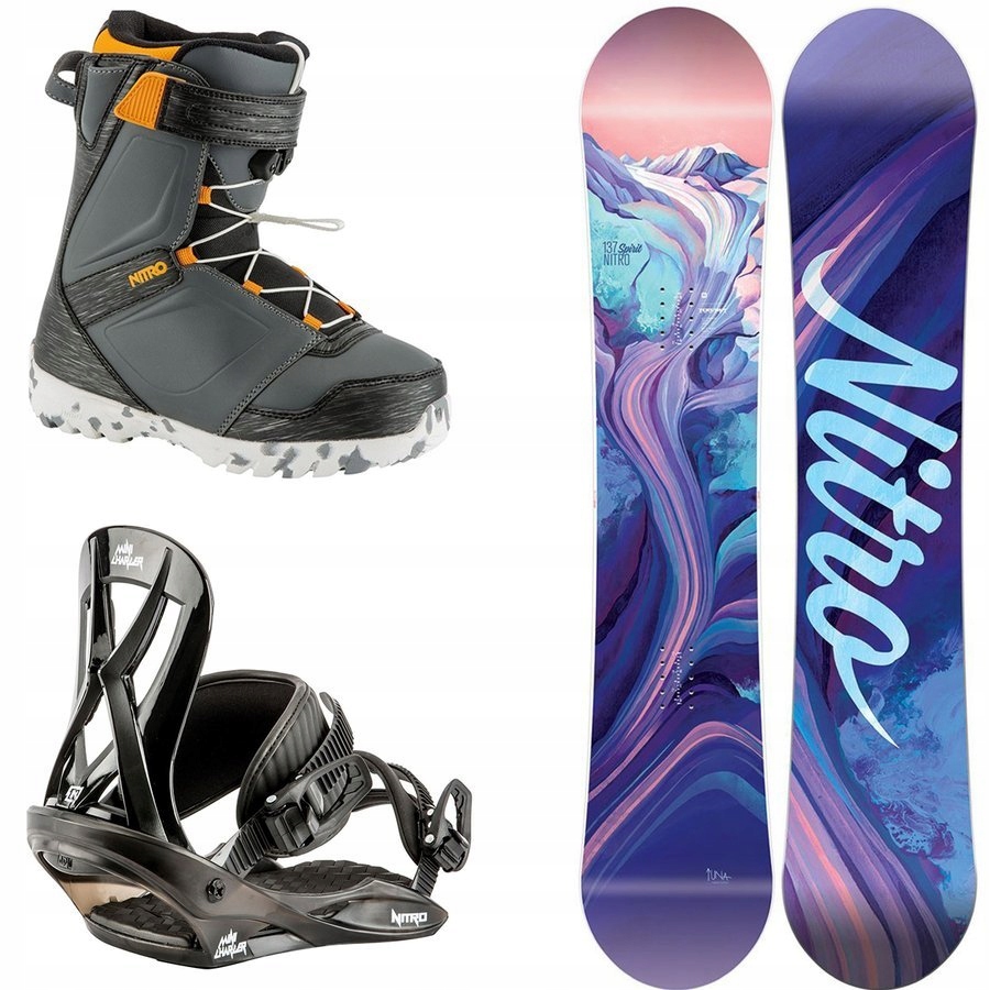 Snowboard Spirit Youth + Mini Charger + buty Droid