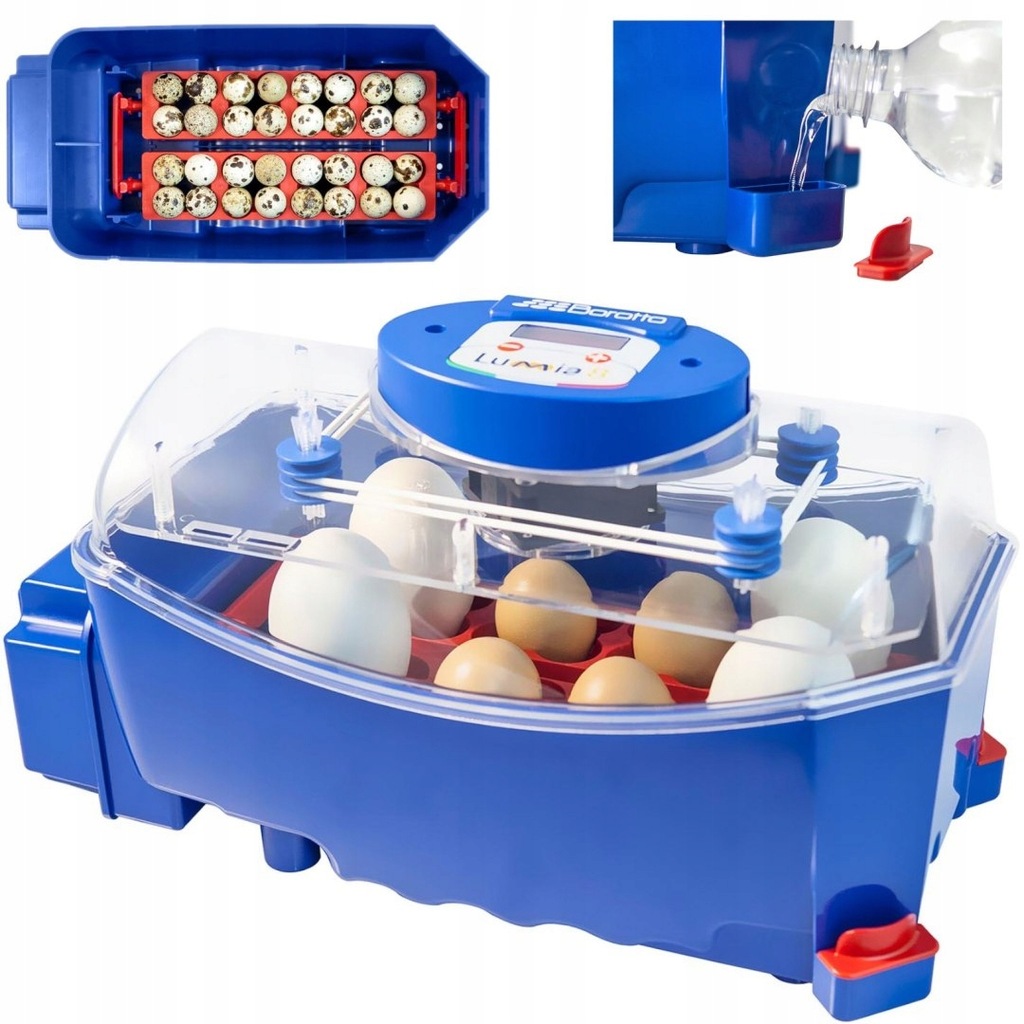 Inkubator klujnik do 8 jaj automatyczny z dystrybu