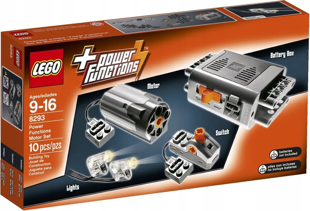 123. Zestaw Power Functions Technic 8293