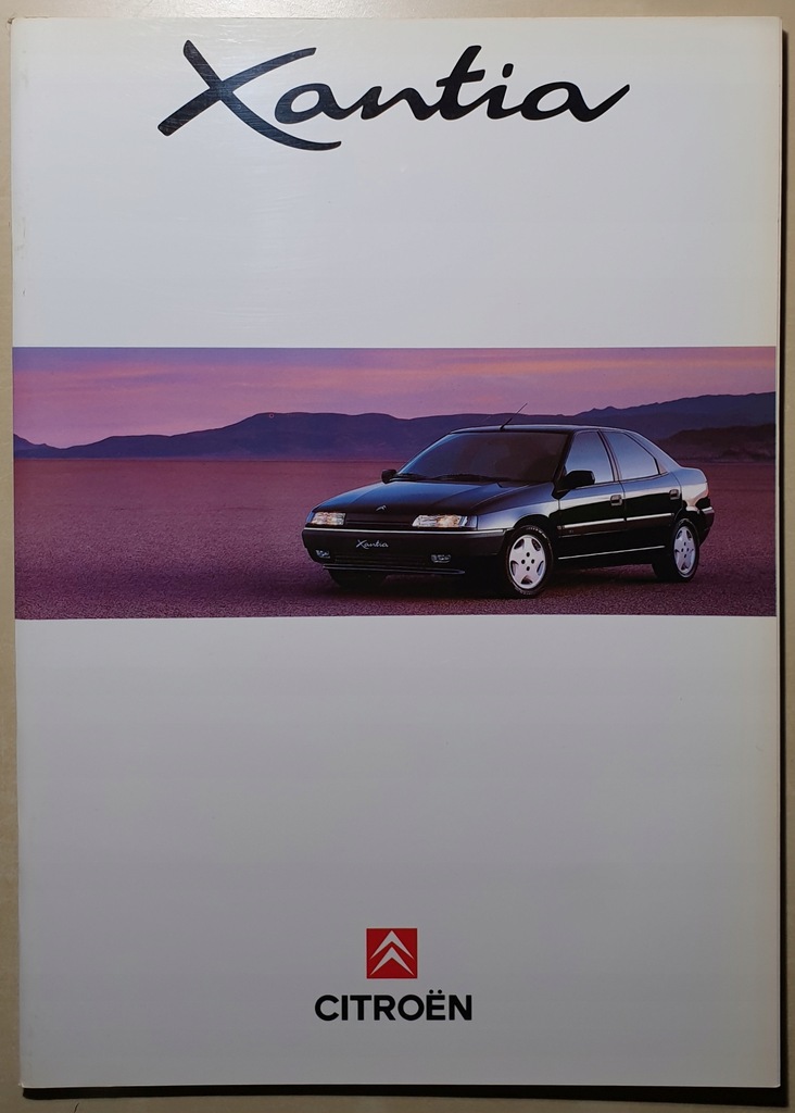 Prospekt Citroen Xantia ~ 1993 r