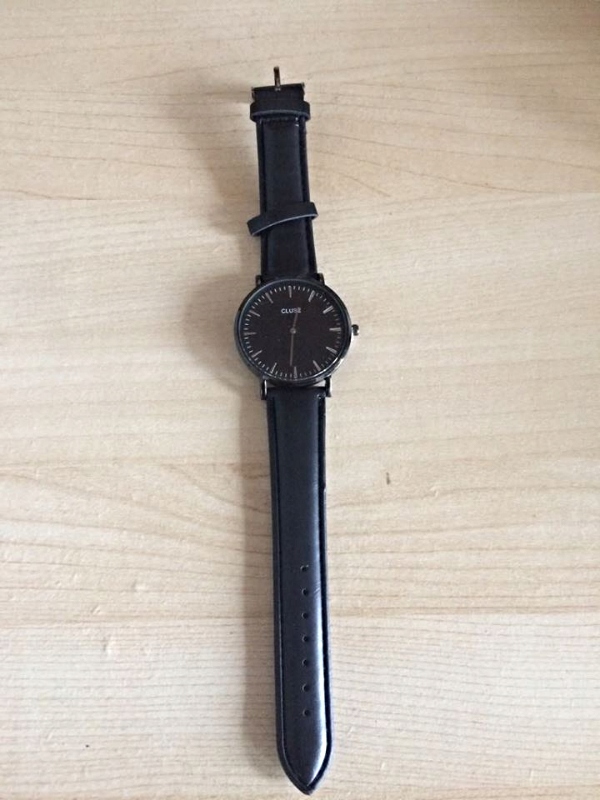 Zegarek Cluse - czarno - srebrny