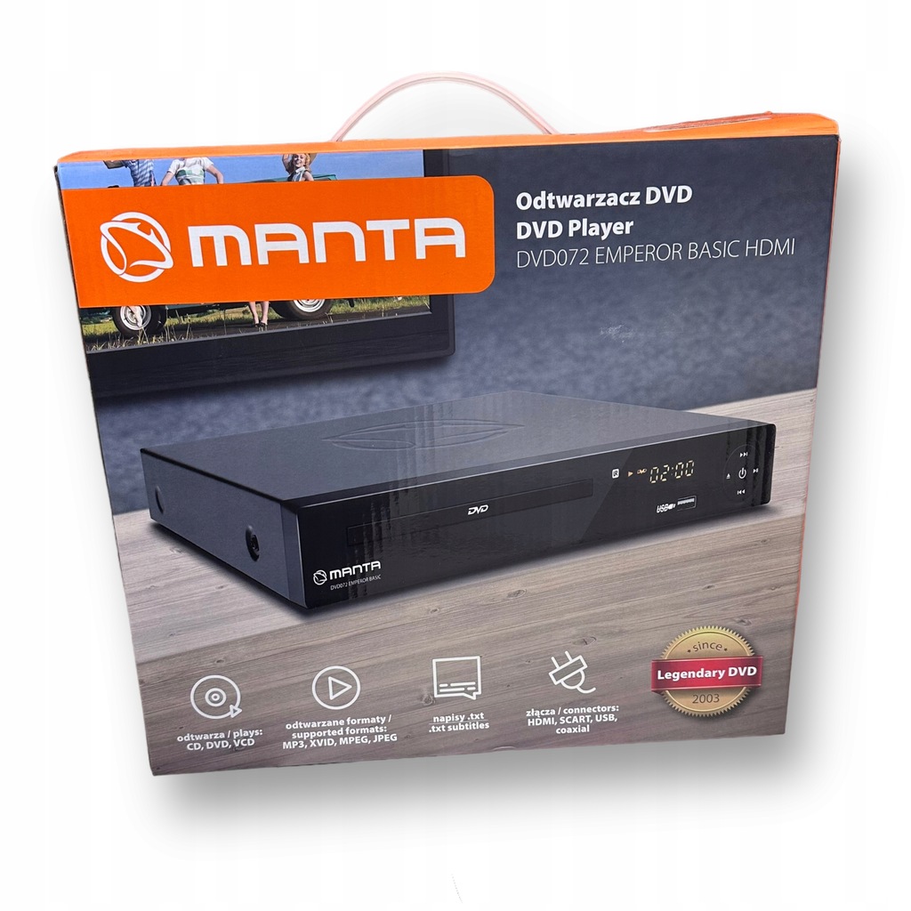 Odtwarzacz DVD Manta DVD072