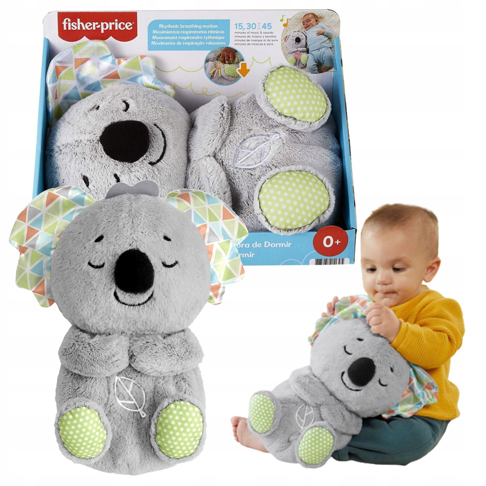 FISHER PRICE KOALA ODDYCHAJĄCY USPOKAJACZ MIŚ - 11150209900 - oficjalne ...