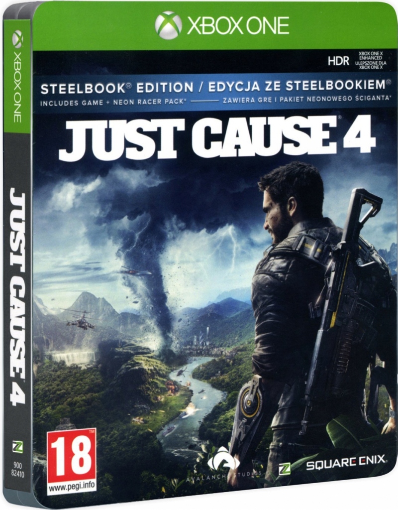 Just Cause 4 XBOX ONE po Polsku PL Steelbook NOWY 7858426386