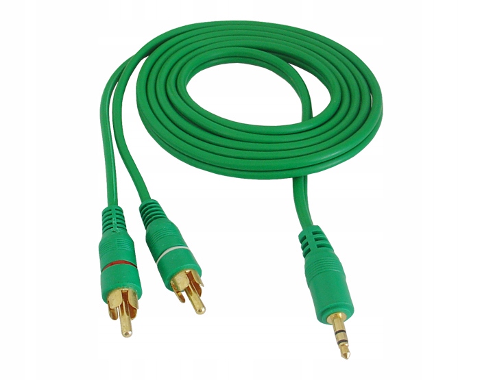 kabel Jack 3,5st-2RCA Digital HQ zielony 10m