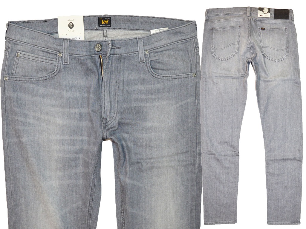 LEE LUKE spodnie jeans L719PNPA W28 L34 SLIM RURKI