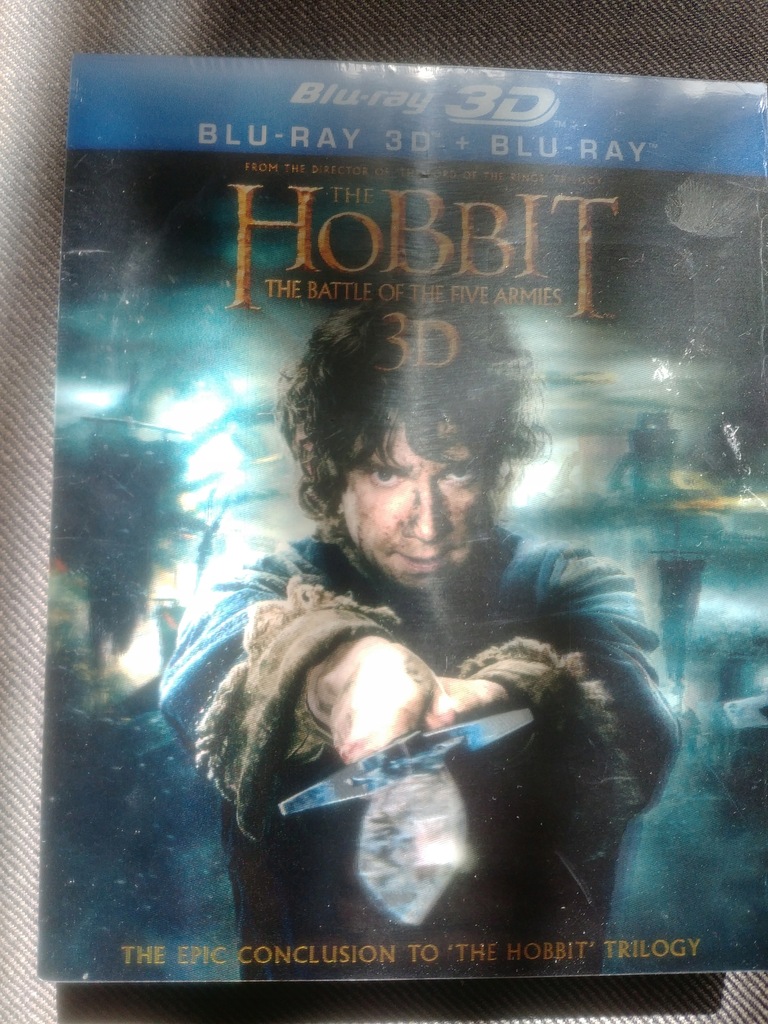 blu-ray 3d + blu-ray Hobbit Bitwa Pięciu Armii