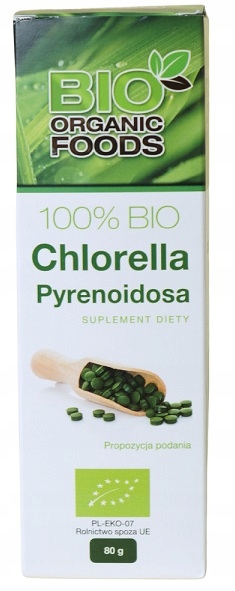 Bio Organic Foods chlorella 80 g w tabletkach BIO