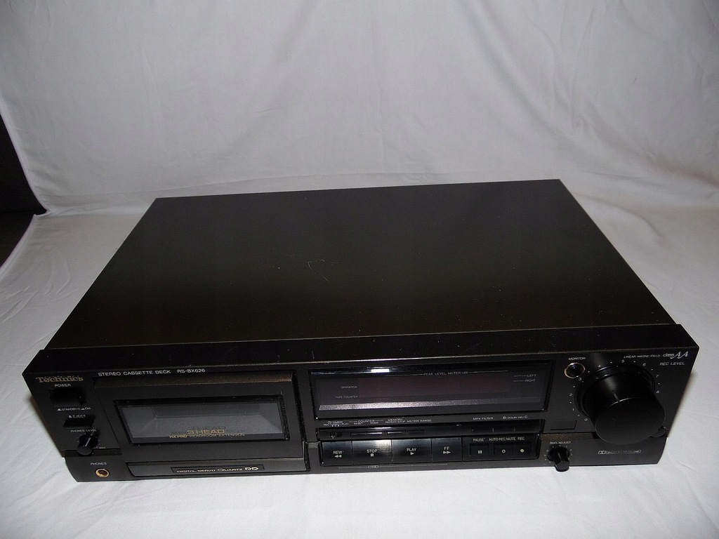 Magnetofon Deck Technics RS-BX626 Dolby B C Class AA MPX Made in Japan TOP