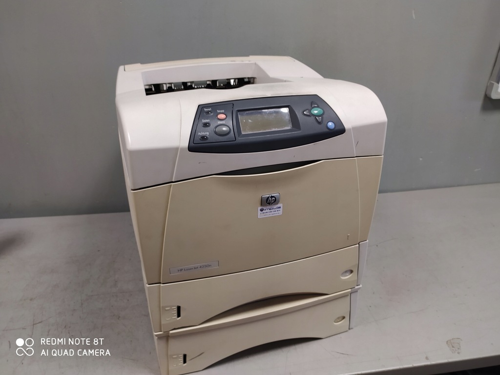 Drukarka laserowa mono HP LaserJet 4250n sprawna 12451724192