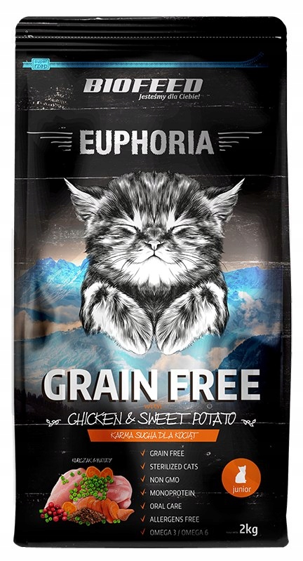 BIOFEED Euphoria JUNIOR CAT Grain Free Chicken