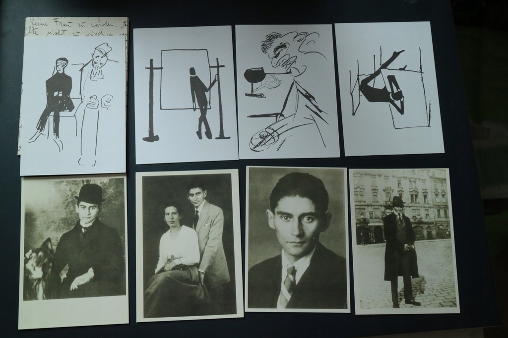 Franz Kafka pocztówki czeskie