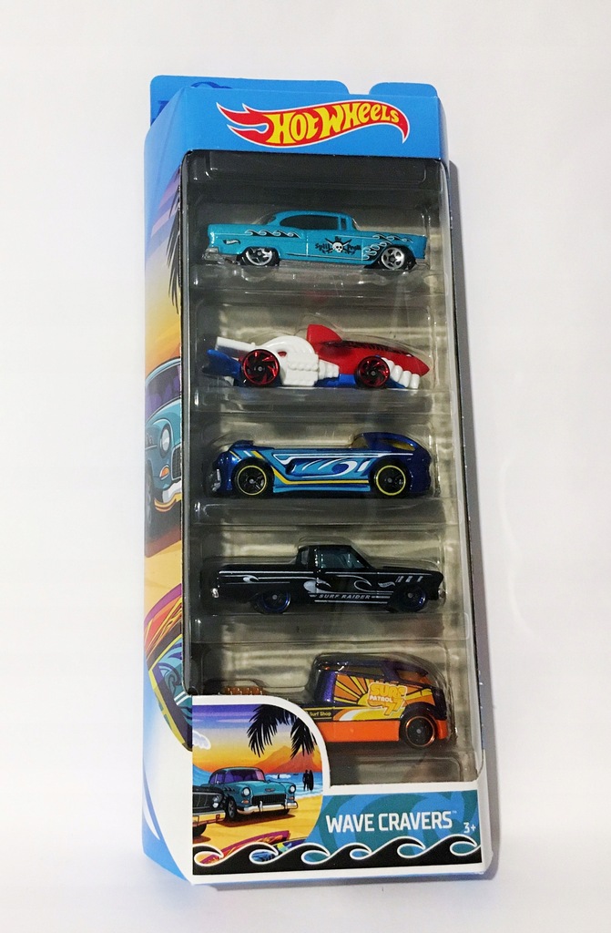 ZESTAW HOT WHEELS AUTKA SAMOCHODZIKI 5 PAK - FYL21