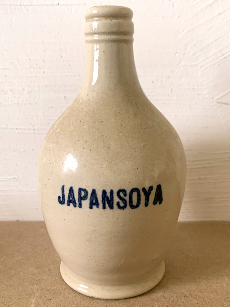 Japonia stara butelka na soję JAPANSOYA