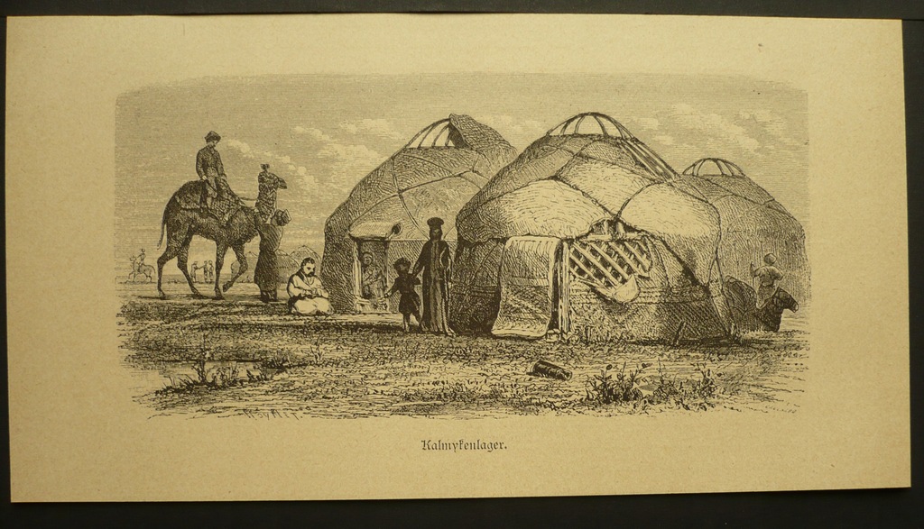 obóz Kałmyków oryg. 1880