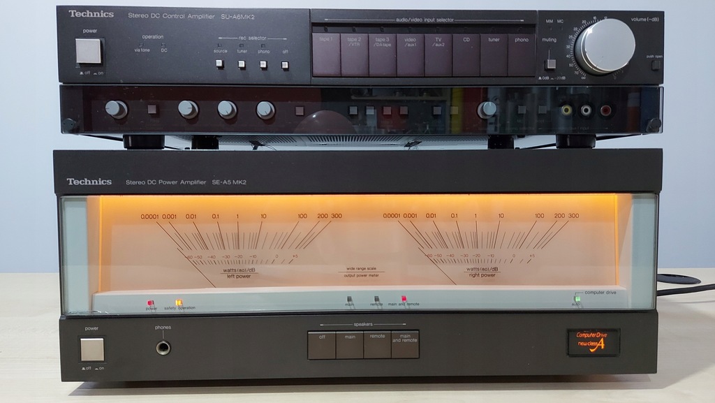 Technics SE-A5 + SU-A6 Hi End PO SERWISIE EU