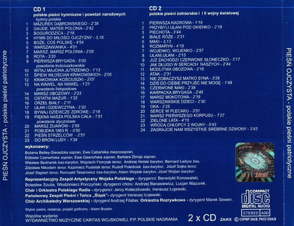 Купить Родная песня: Польские патриотические песни 2CD: отзывы, фото, характеристики в интерне-магазине Aredi.ru