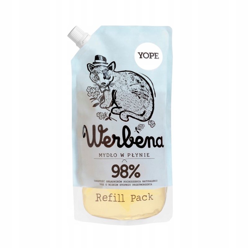Yope Naturalne mydło w płynie Werbena 0,5l Refill