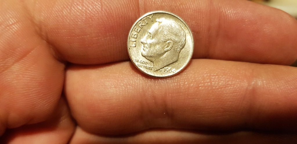 USA Dime 10 centów D 1964 srebro mennicze