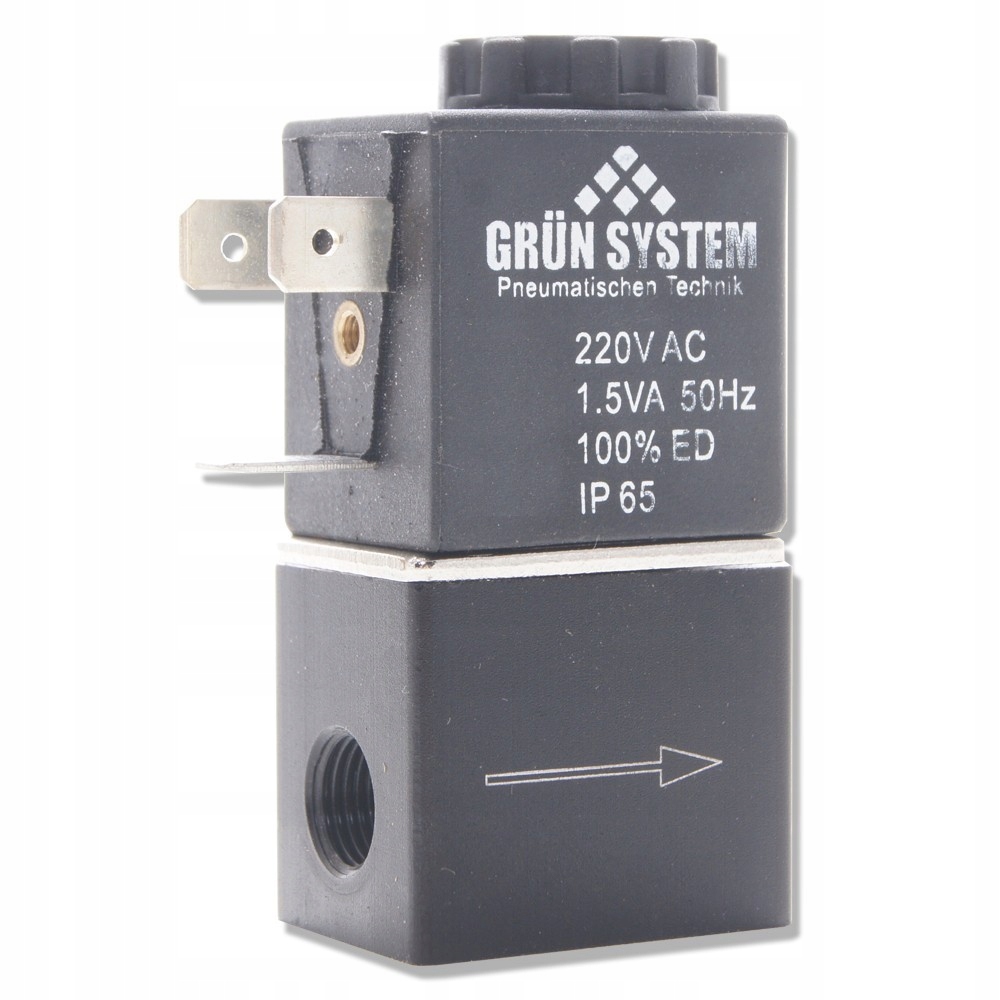 Elektrozawór GRUN SYSTEM 230V 1/8 cala z przewodem