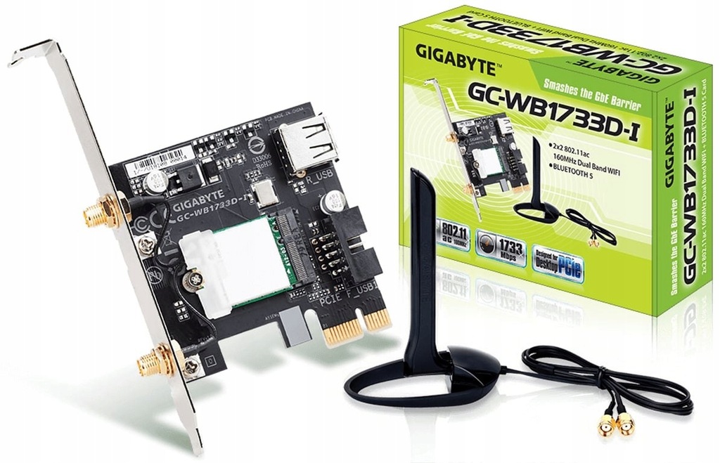 Gigabyte GC-WB1733D-I karta sieciowa Wewnętrzny WL