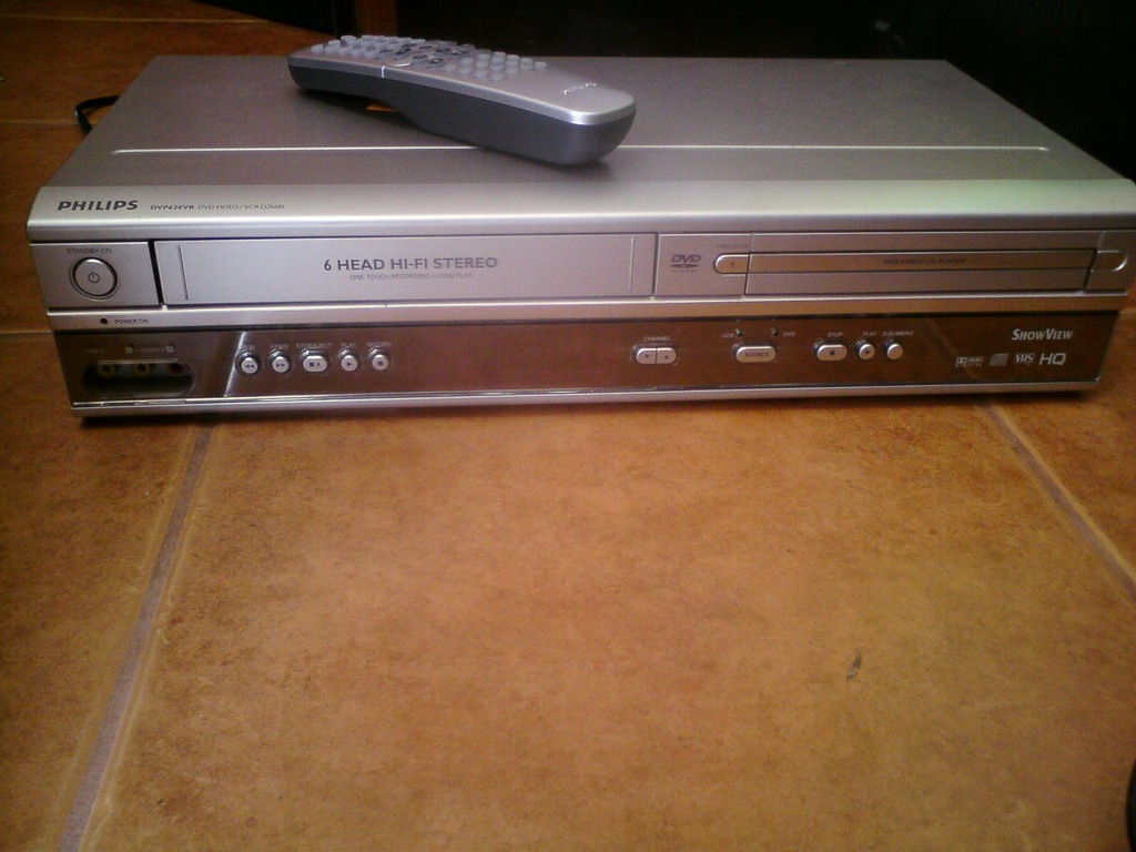 2w1 Combo Philips DVP620VR DVD VCR VHS VIDEO PILOT 12175566099