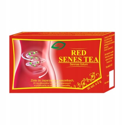 Herbatka Red Senes Tea 30 saszetek LEKKO POGNIECIONE OPAKOWANIE