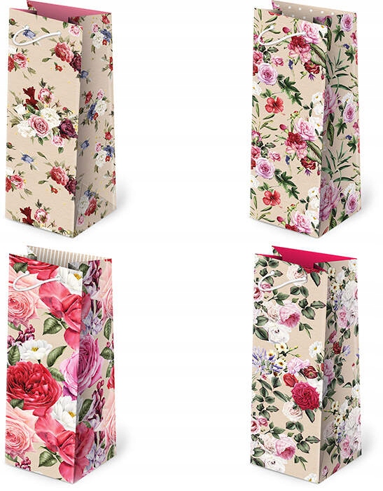 Torebki ozdobne AL2 KRAFT set 79 Romantic roses