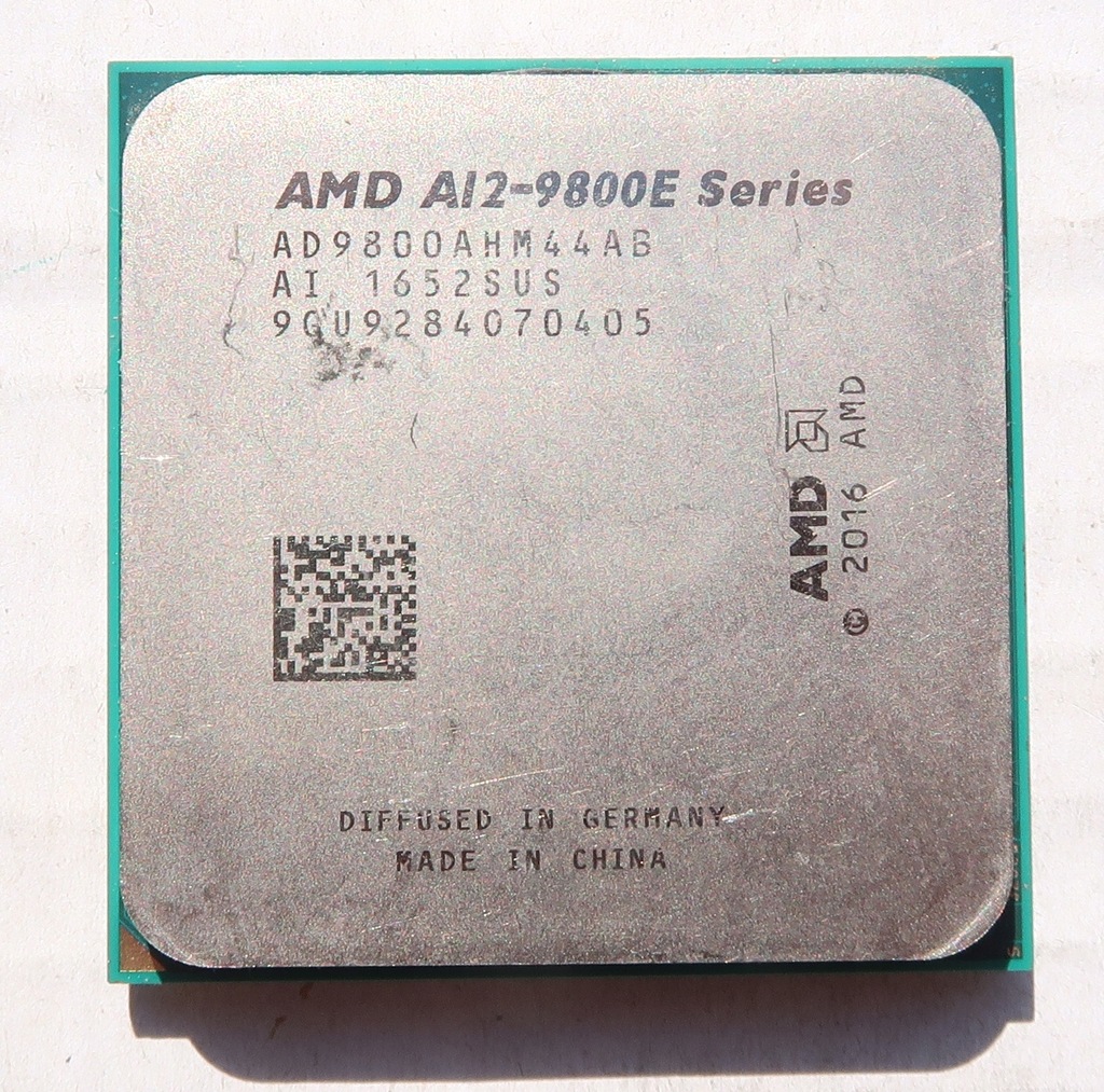 AMD A12-Series A12-9800E 4x 3,1GHz AM4 TDP 35W - 13809379166 ...
