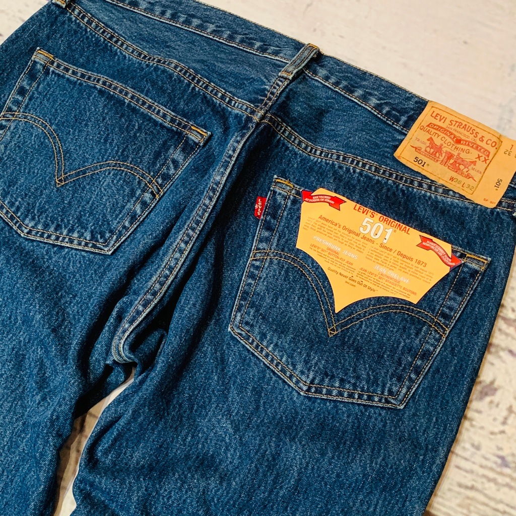 LEVI'S LEVIS STRAUSS 501_ SPODNIE JEANSY W38 L32