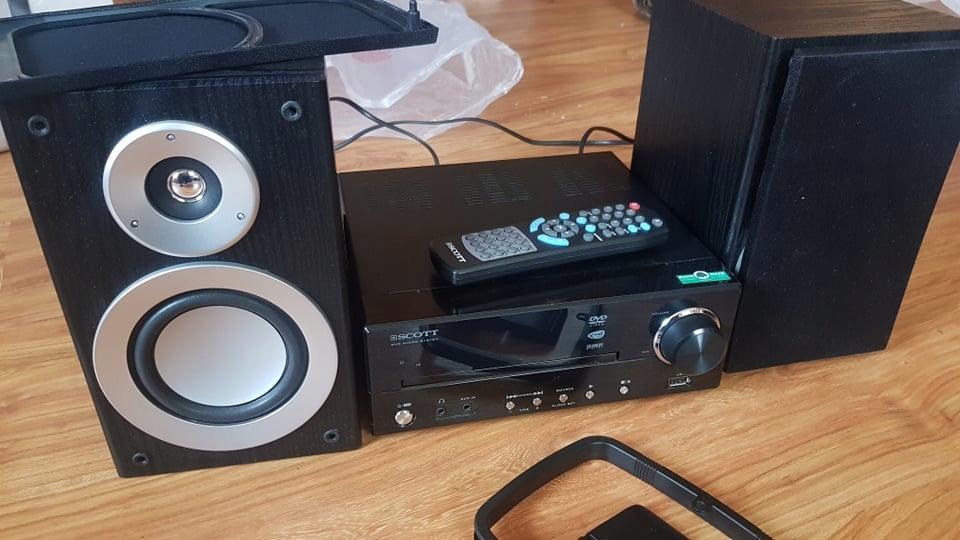 Mini Wieża Scott MDX 40 radio, CD, DVD, USB, AUX